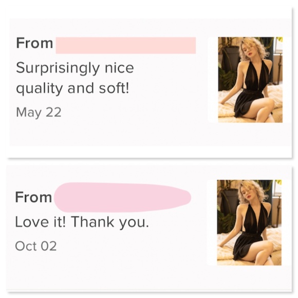 Black Mesh Plunging V Sexy Nightie - Picture 10 of 12